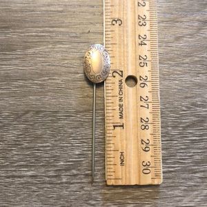 Antique vintage Victorian gold stick lapel pin